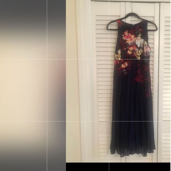 NWT Anthropologie Tanzine Embroidered Midi Dress - Picture 3 of 6